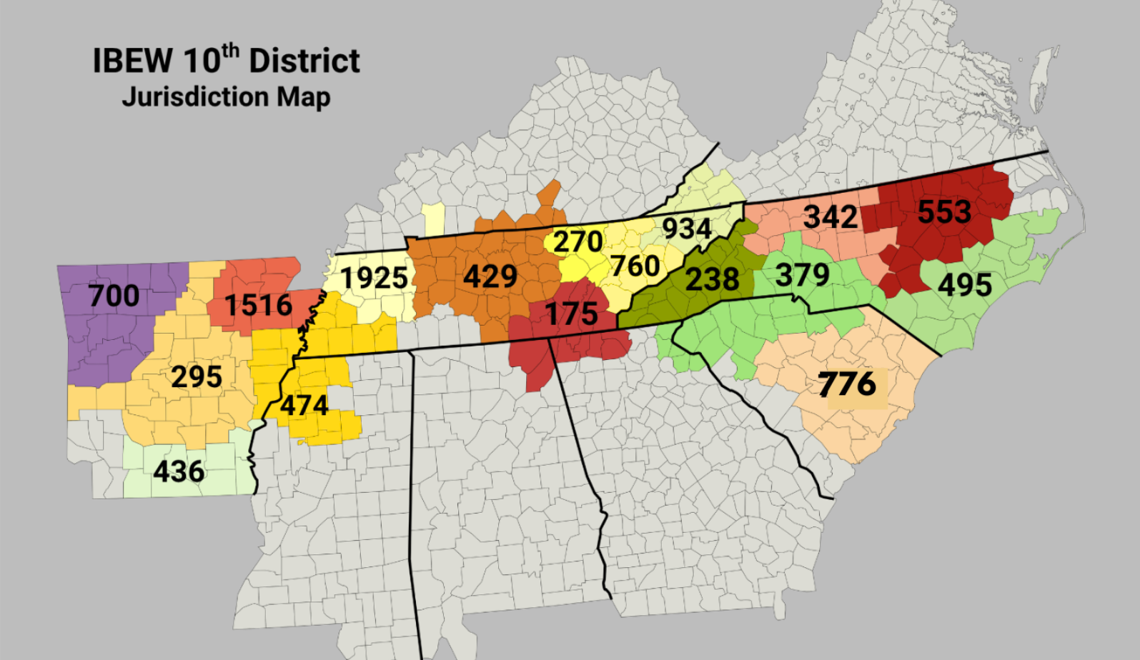 Click your area to find a IBEW Local Union near you.